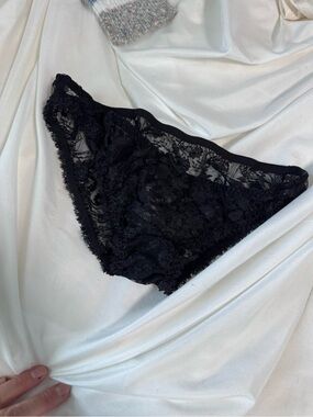 Agent Provocateur Black Lace Bikini Brief